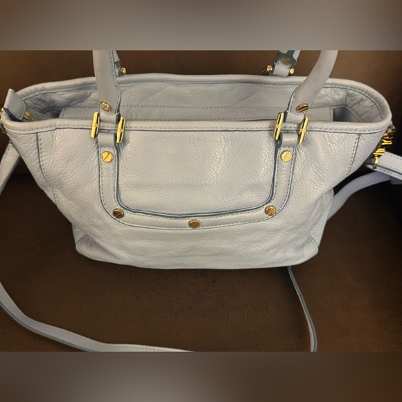 Tory Burch Blue Crossbody Bag with Gold Hardware - Picture 4 of 7